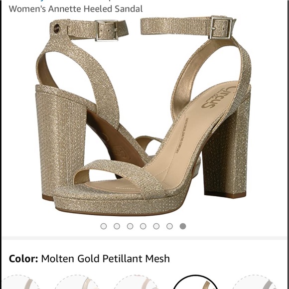 Sam Edelman Shoes - 🌺 Sam Edelman RARE Annette Gold Sparkle Heels 9!!